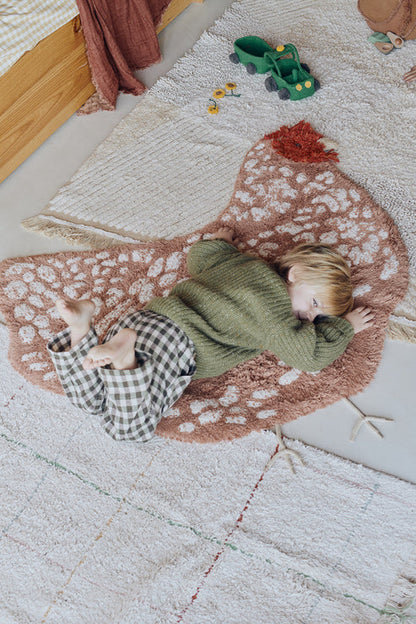 Growing up on a Farm, Washable Rug, Chicken