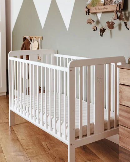 Woodies, Cot Foxy, 60x120cm, Vit