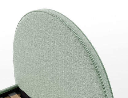 Vipack, Moon Bed&amp;Storage 90x200, Boucle Green