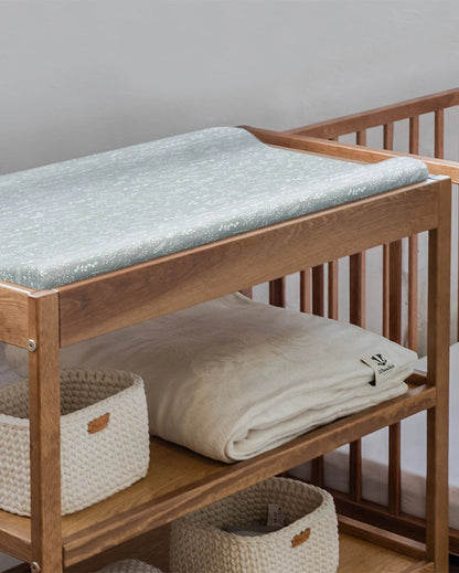 Woodies, Changing Mat 70x40cm, Mint Grey