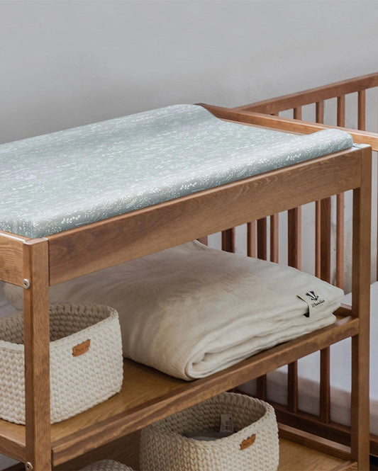 Woodies, Changing Mat 70x40cm, Mint Grey