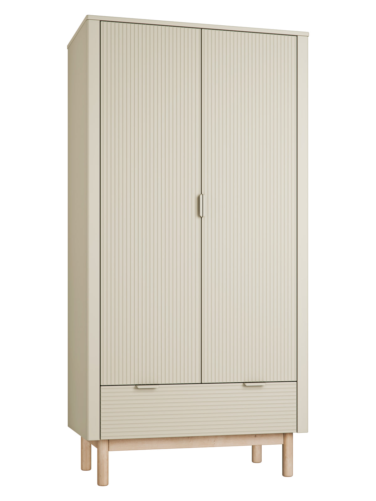 Pinio, Miloo Wardrobe with 2 doors, Champagne