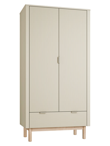 Pinio, Miloo Wardrobe with 2 doors, Champagne