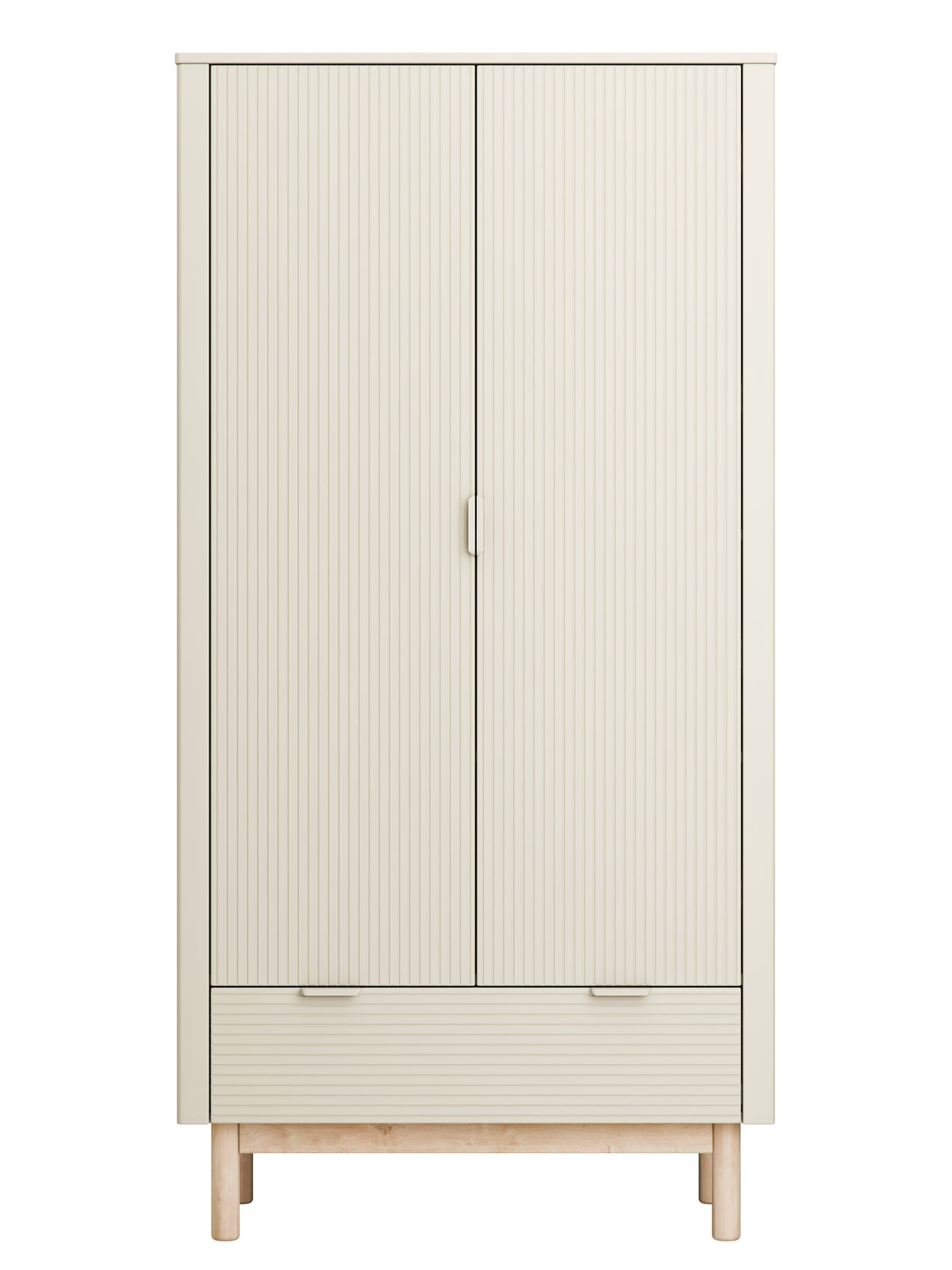 Pinio, Miloo Wardrobe with 2 doors, Champagne