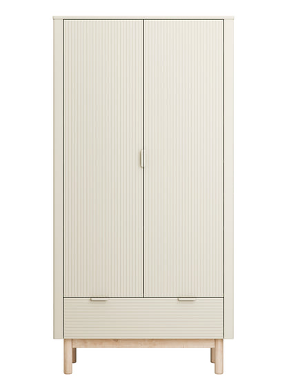 Pinio, Miloo Wardrobe with 2 doors, Champagne