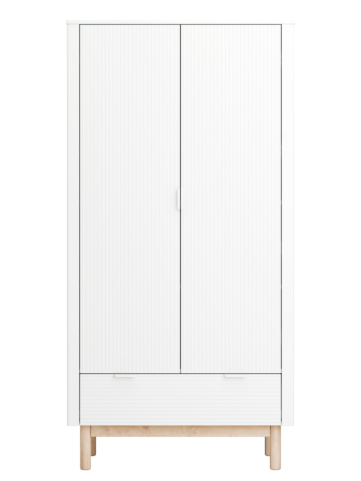 Pinio, Miloo Wardrobe with 2 doors, White