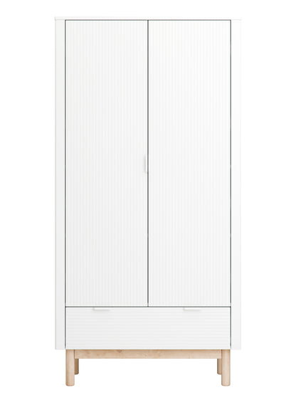 Pinio, Miloo Wardrobe with 2 doors, White