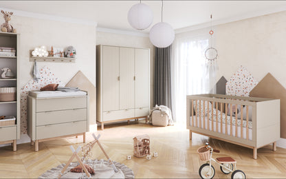 Pinio, Miloo Spjälsäng 60x120, Champagne