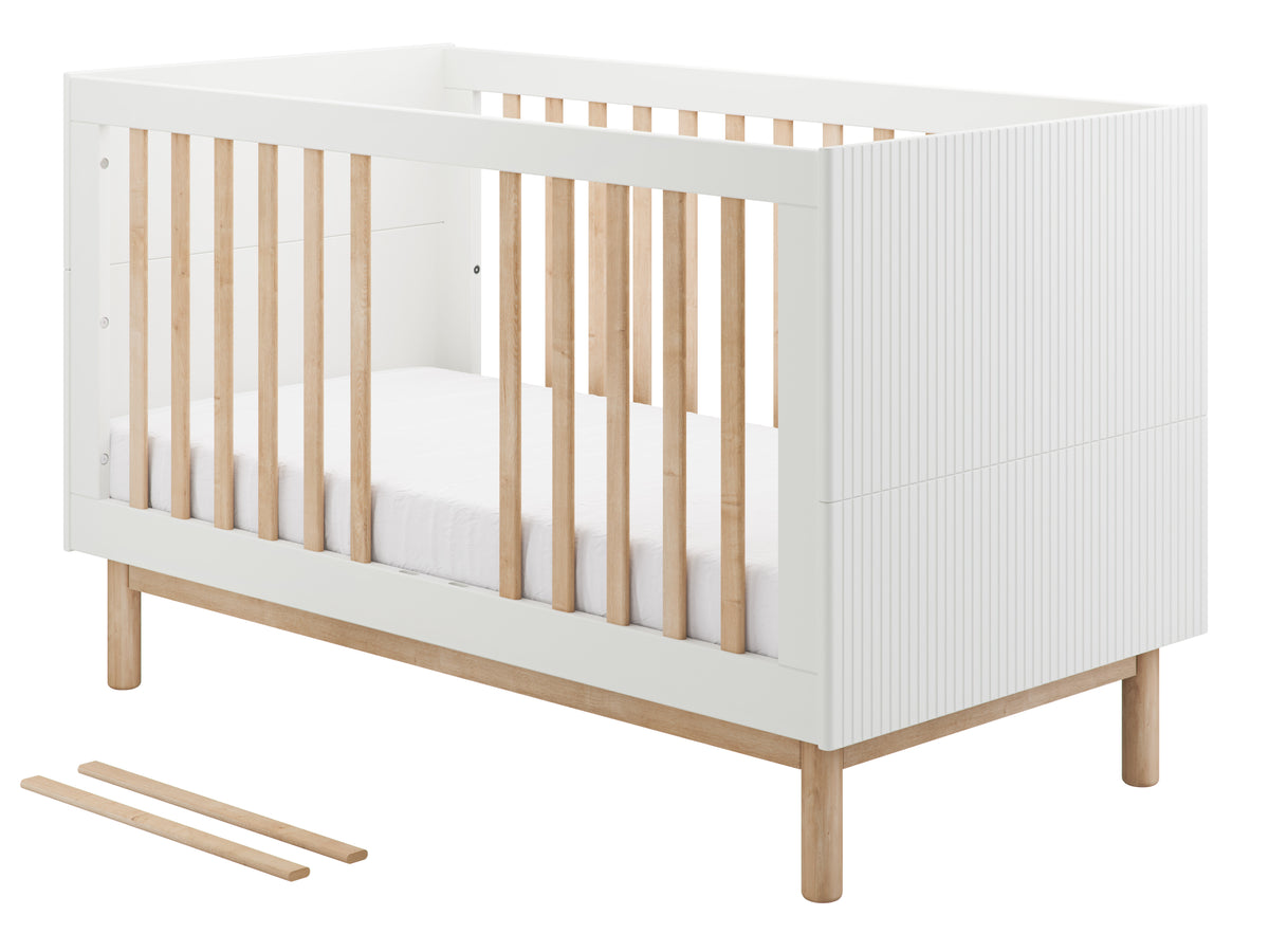 Pinio, Miloo Cot 2 IN 1 70x140 cm, White