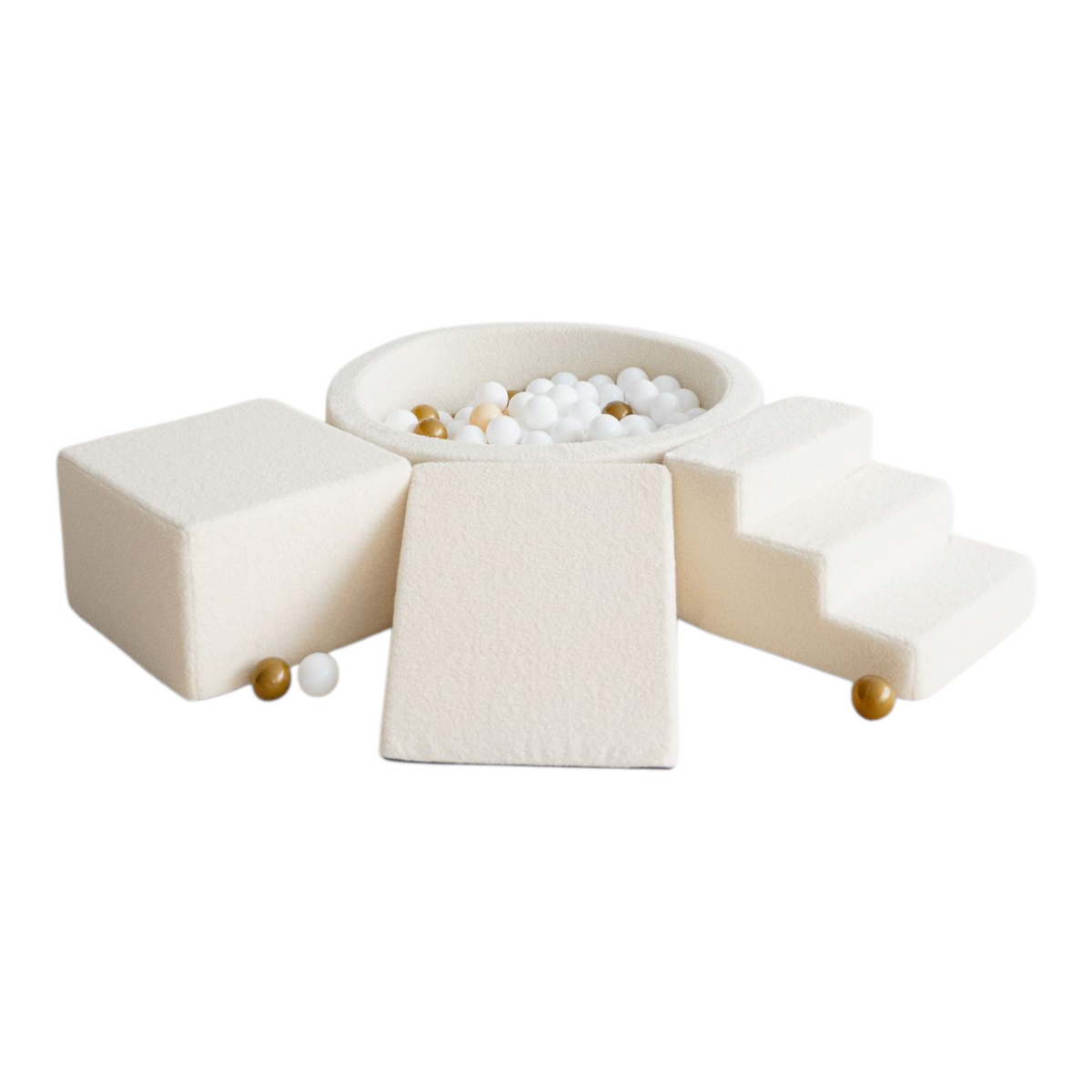 Leikkimoduuli + Pallomeri, Boucle Cream
