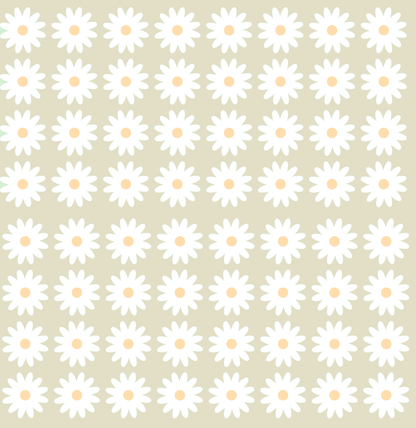 Seinätarra Setti 64 kpl , White Daisy