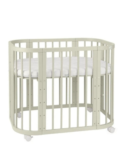Waldin, Cot 5in1 + Mattress, Olive