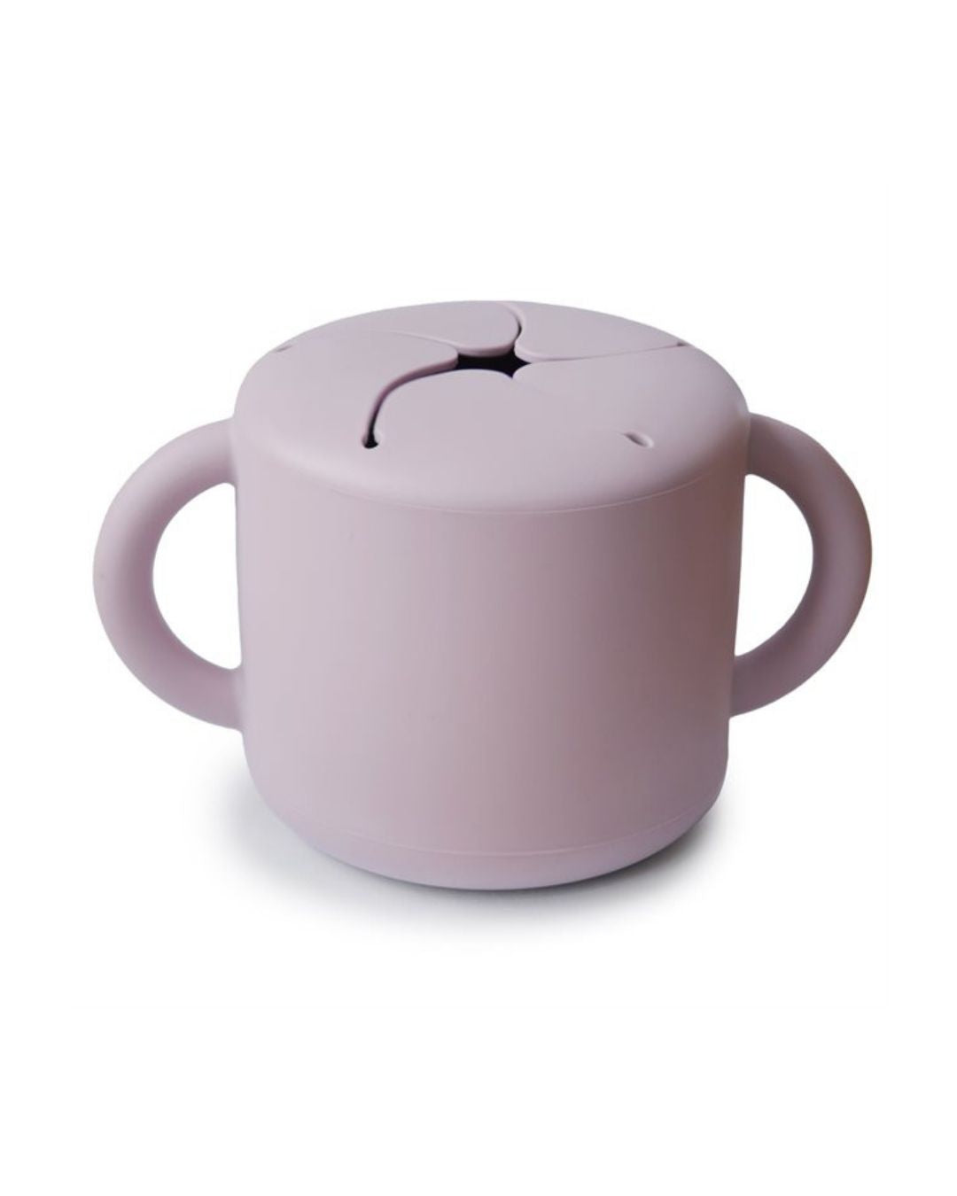 Mushie, Silicone Snack Cup, Soft Lilac