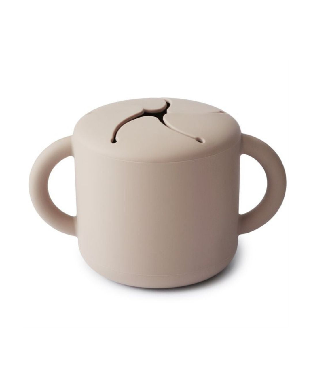 Mushie, Silicone Snack Cup, Shifting Sand