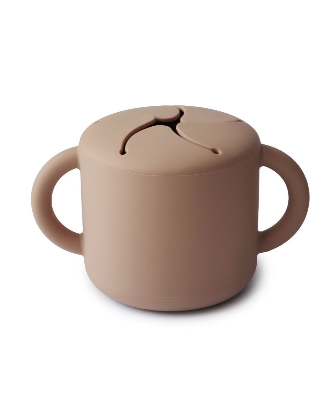 Mushie, Silicone Snack Cup, Natural