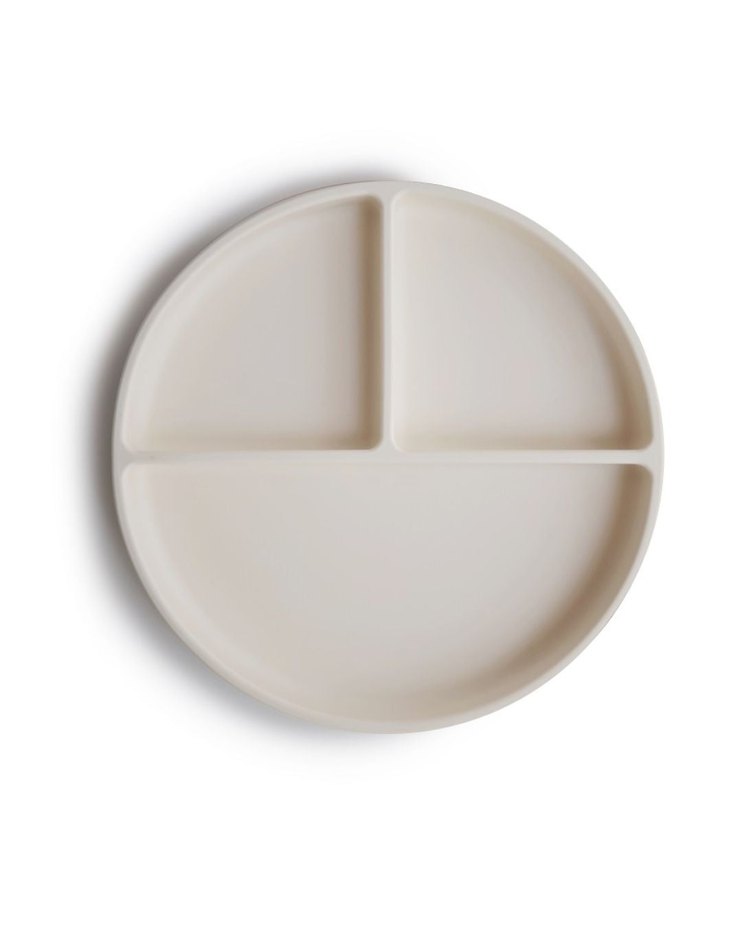 Mushie, Silikonilautanen Imukupilla, Ivory