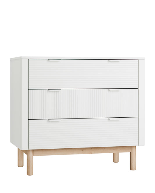 Pinio, Miloo Lipasto 3-laatikkoa, White
