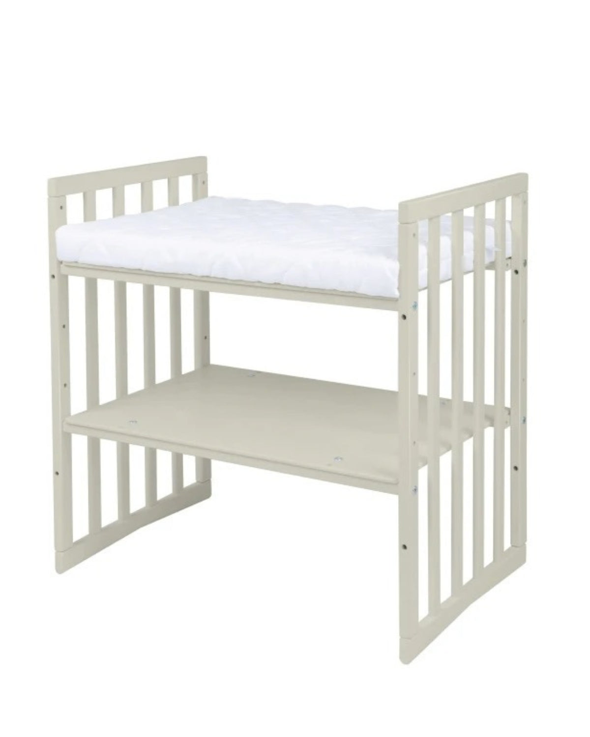 Waldin, Oval Cot 7in1 + Mattress, Olive