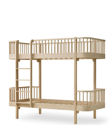 Oliver Furniture, Wood Original, High Bunk Bed 90x200, Oak