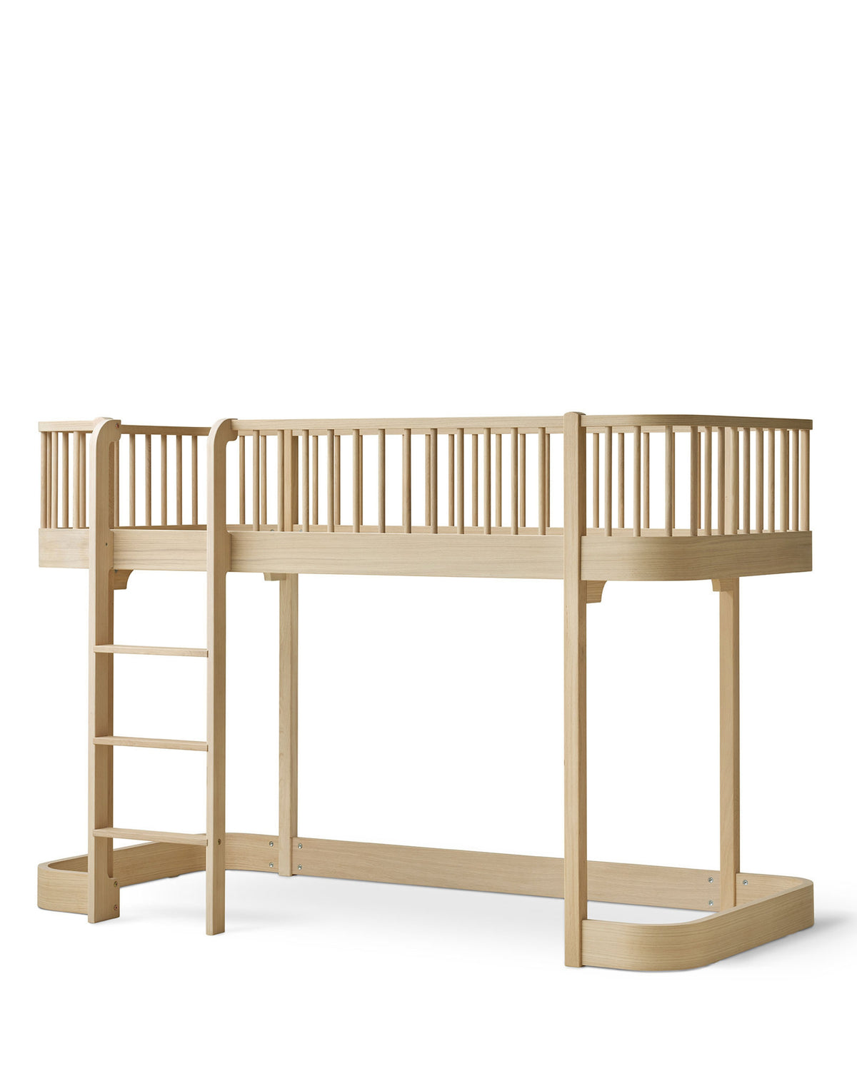 Oliver Furniture, Wood Original, Half-High Bed 90x200, Oak