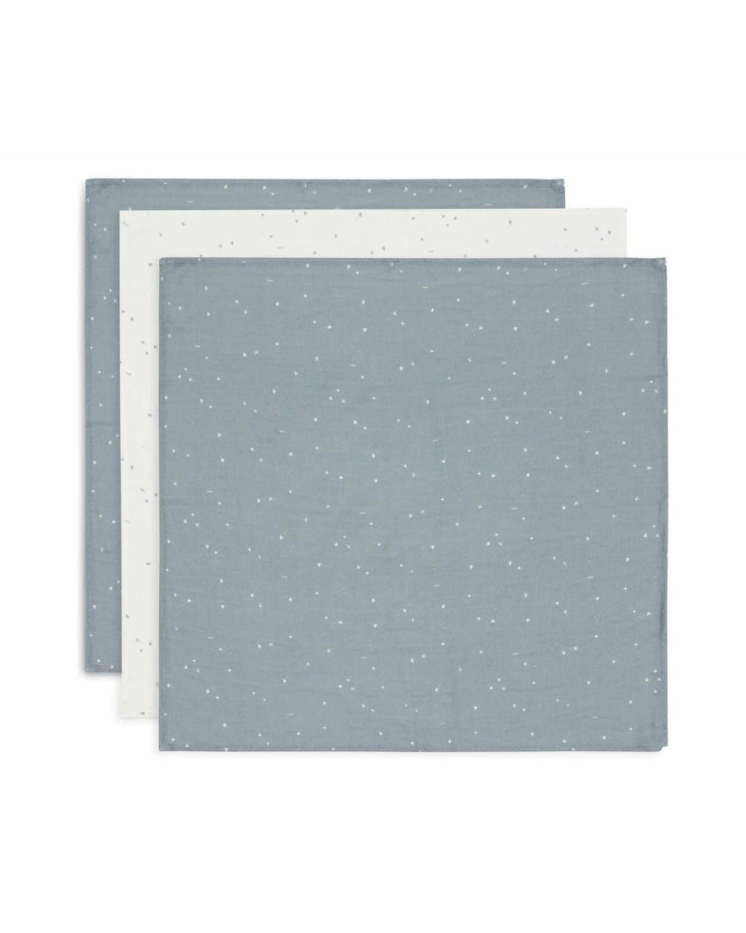 Jollein, Swaddles 3-pack, Twinkling Sea Green