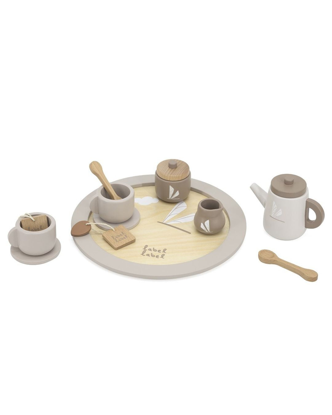 Etikett Etikett, Teservis, Nougat