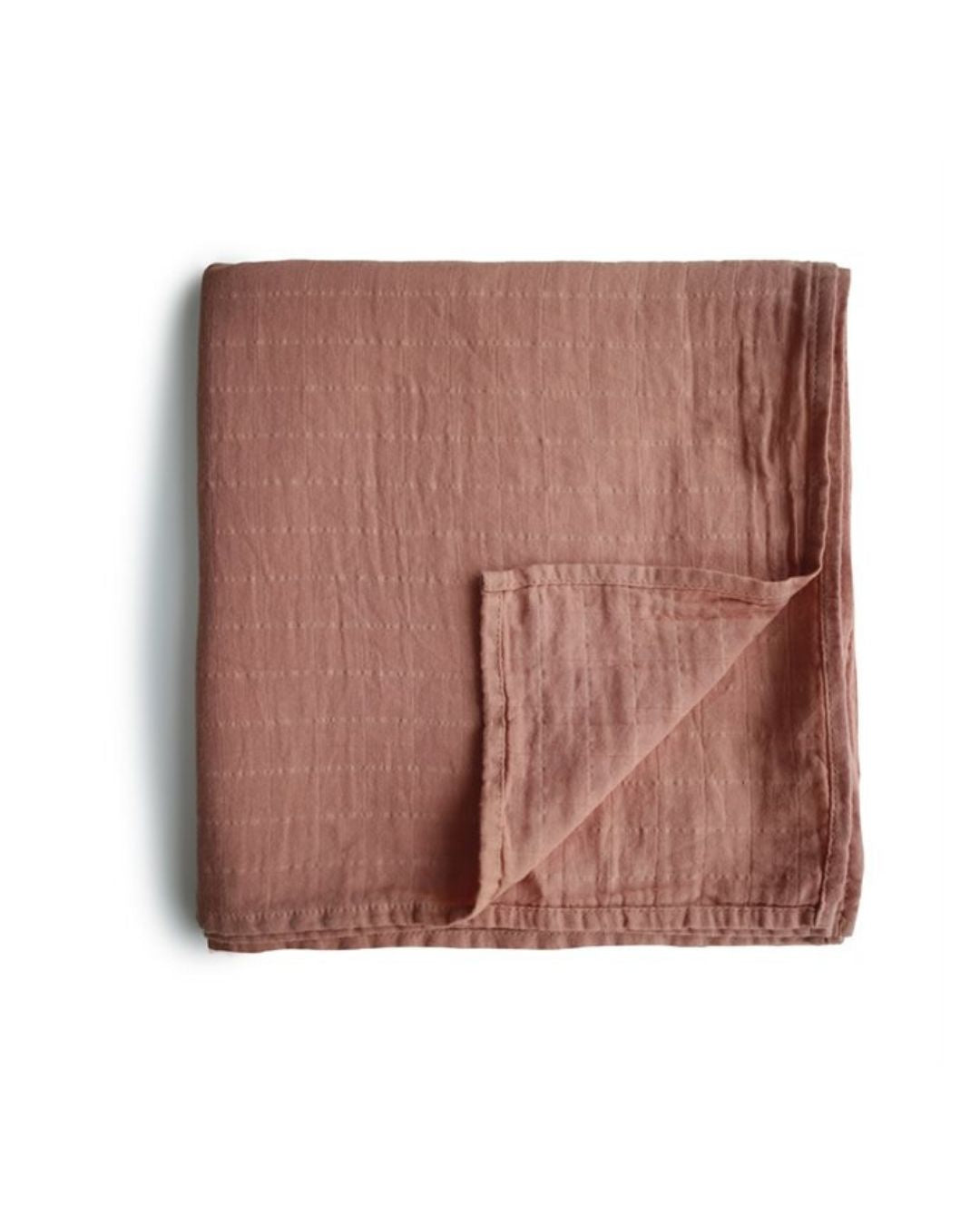 Mushie Muslin Swaddle, Tawny Birch
