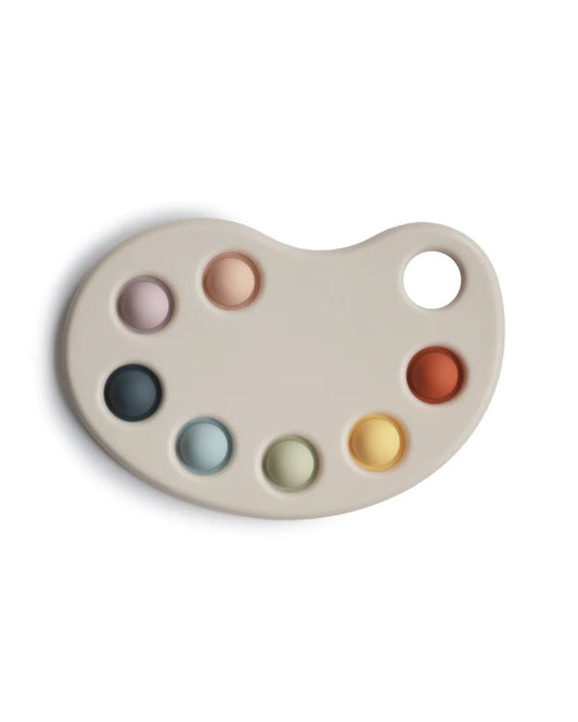 Mushie, Paint Palette Press Toy