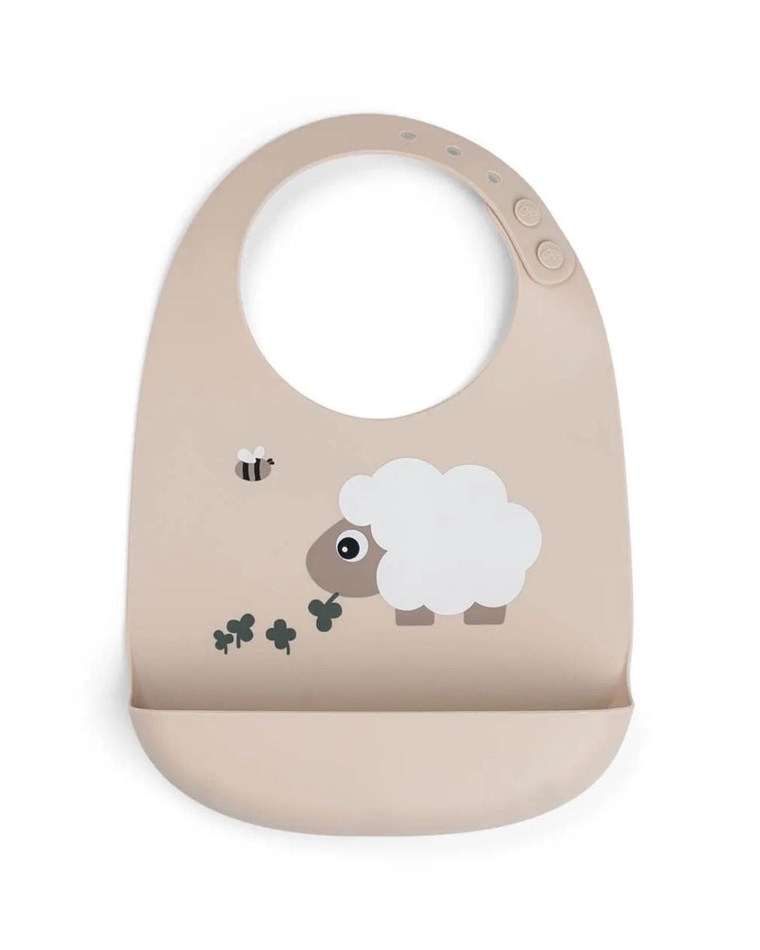 Liten gård, haklapp, fårsand