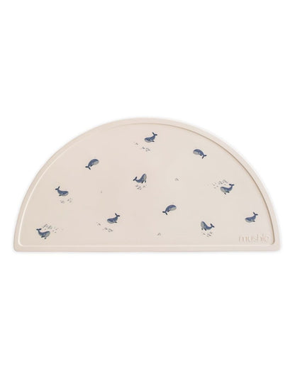 Mushie Silicone Dining Tray, Whales
