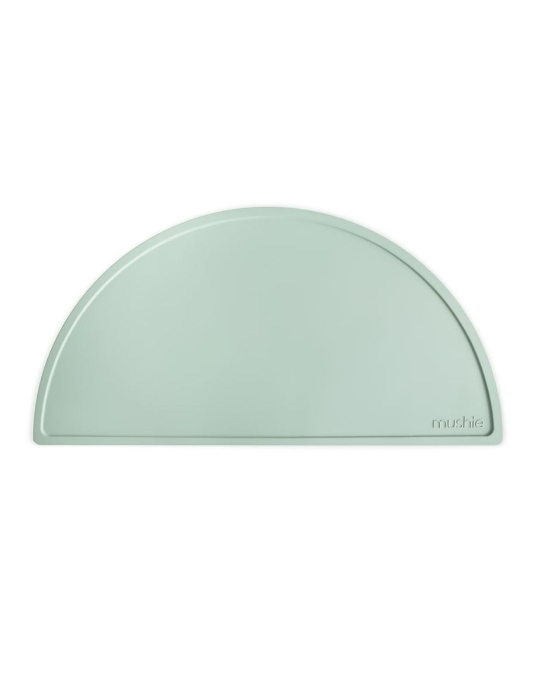 Mushie Silikon bordstablett, Cambridge Blue