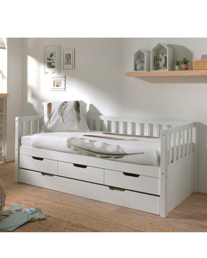 Vipack, Fritz, Bed 90x200cm, White