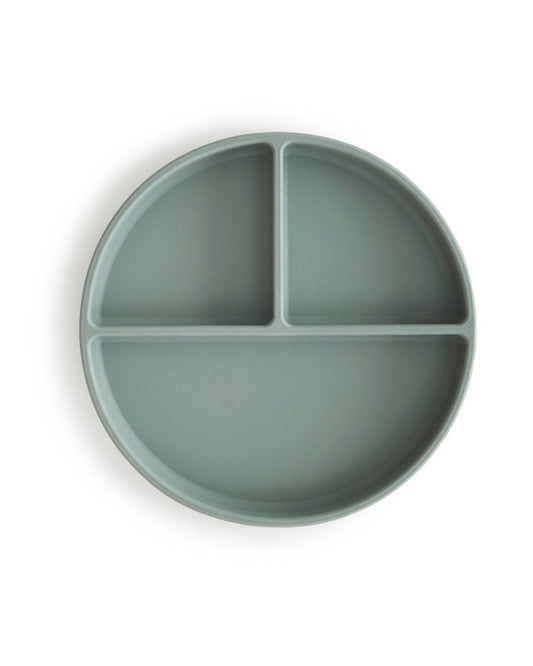 Mushie, Silikonilautanen Imukupilla, Cambridge Blue