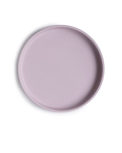 Mushie Silikonplatta med sugkopp, Classic Soft Lilac