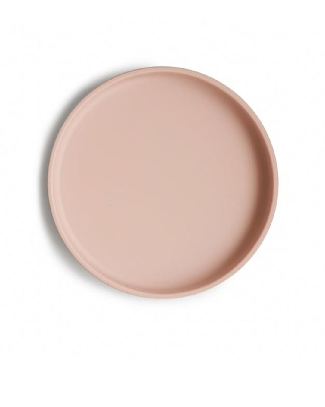 Mushie Silikonilautanen Imukupilla, Classic Blush