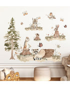 Wall sticker Set 140x140 cm, Forest Stories 1