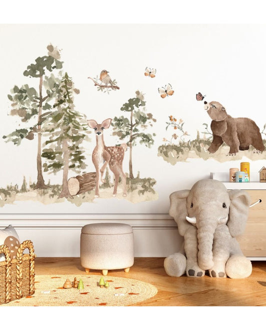Wall sticker Set 140x200 cm, Forest Stories 2