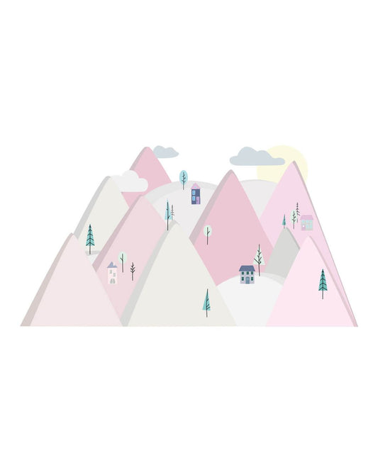 Pastel Love, Wall Decal, Blue Mountains