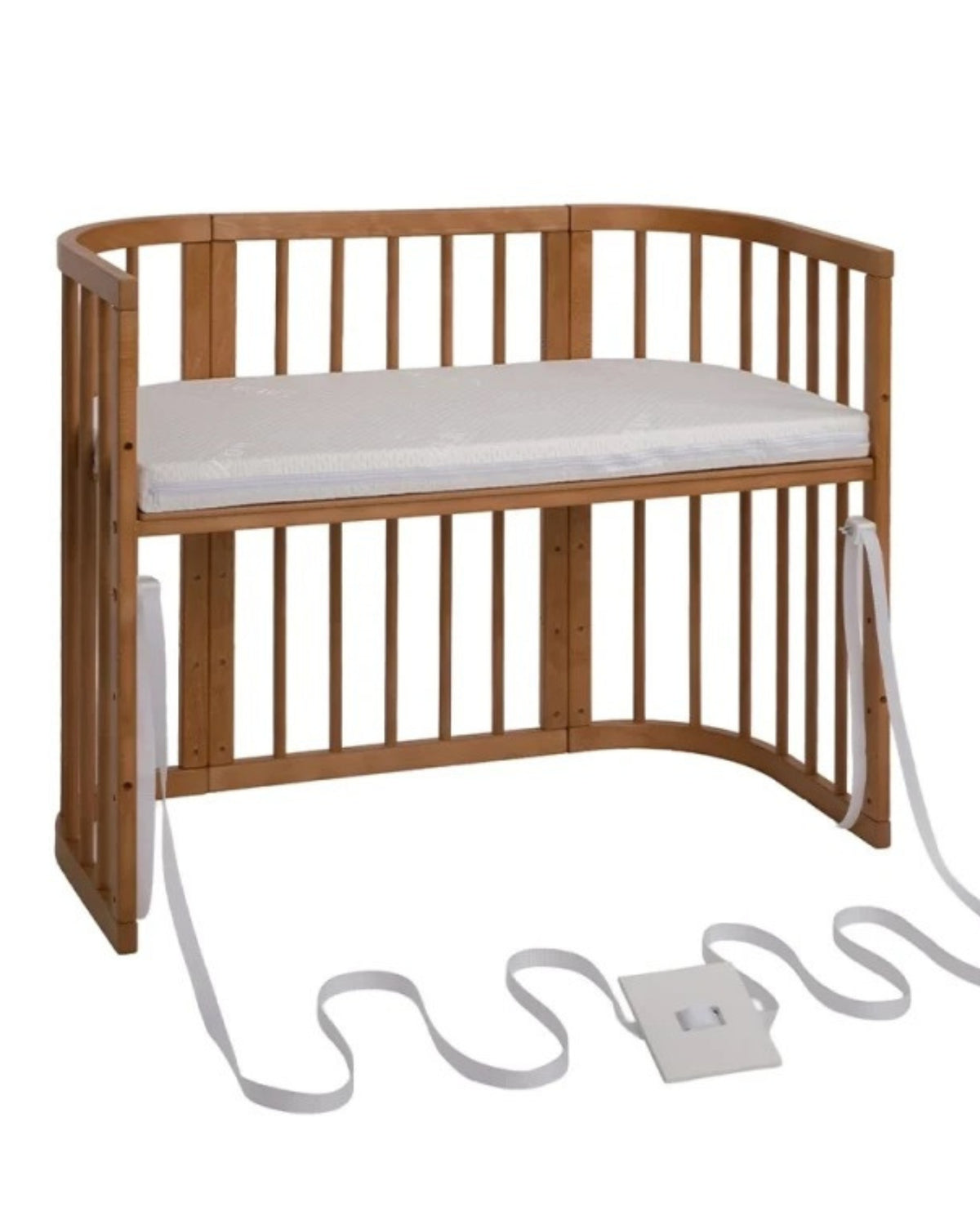 Waldin, Cot 5in1 + Mattress, Walnut