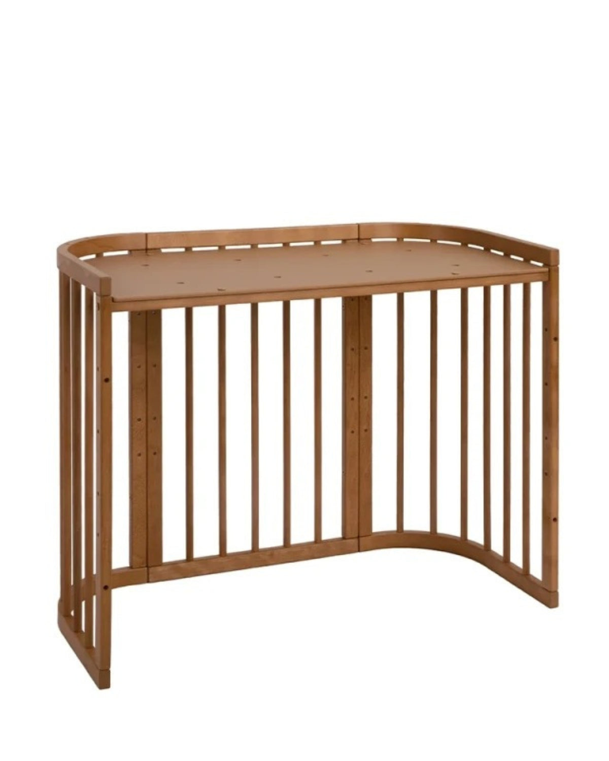 Waldin, Cot 5in1 + Mattress, Walnut