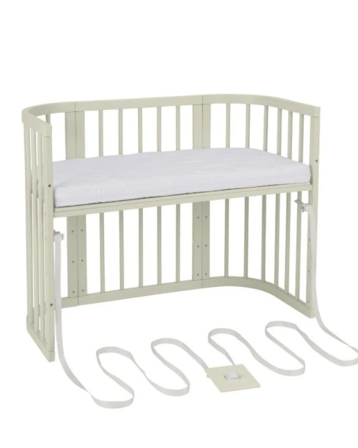 Waldin, Cot 5in1 + Mattress, Olive
