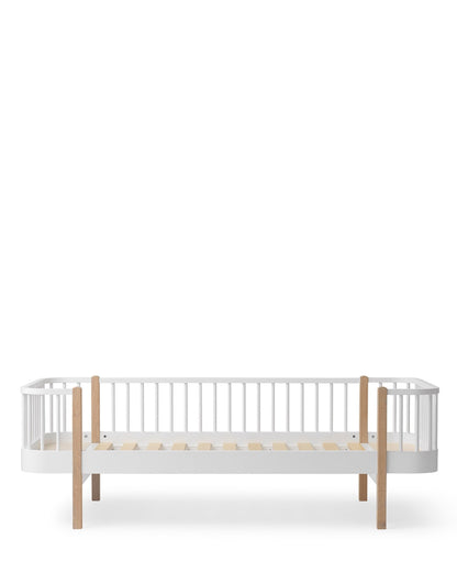Oliver Furniture, Wood Original, Sofa Bed 90x200, White/Oak