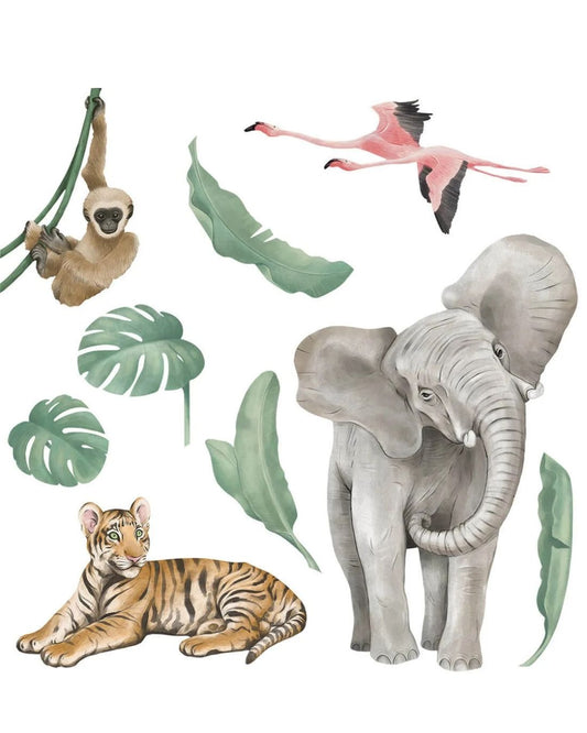 Pastelowe Love, Seinätarra Setti, Safari Animals 1