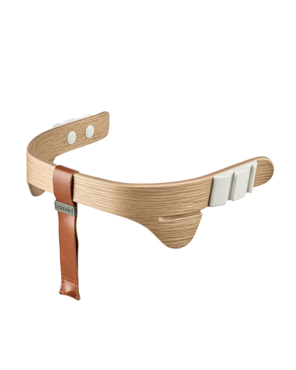 Leander Louie, Safety Bar for High Chair, Oak