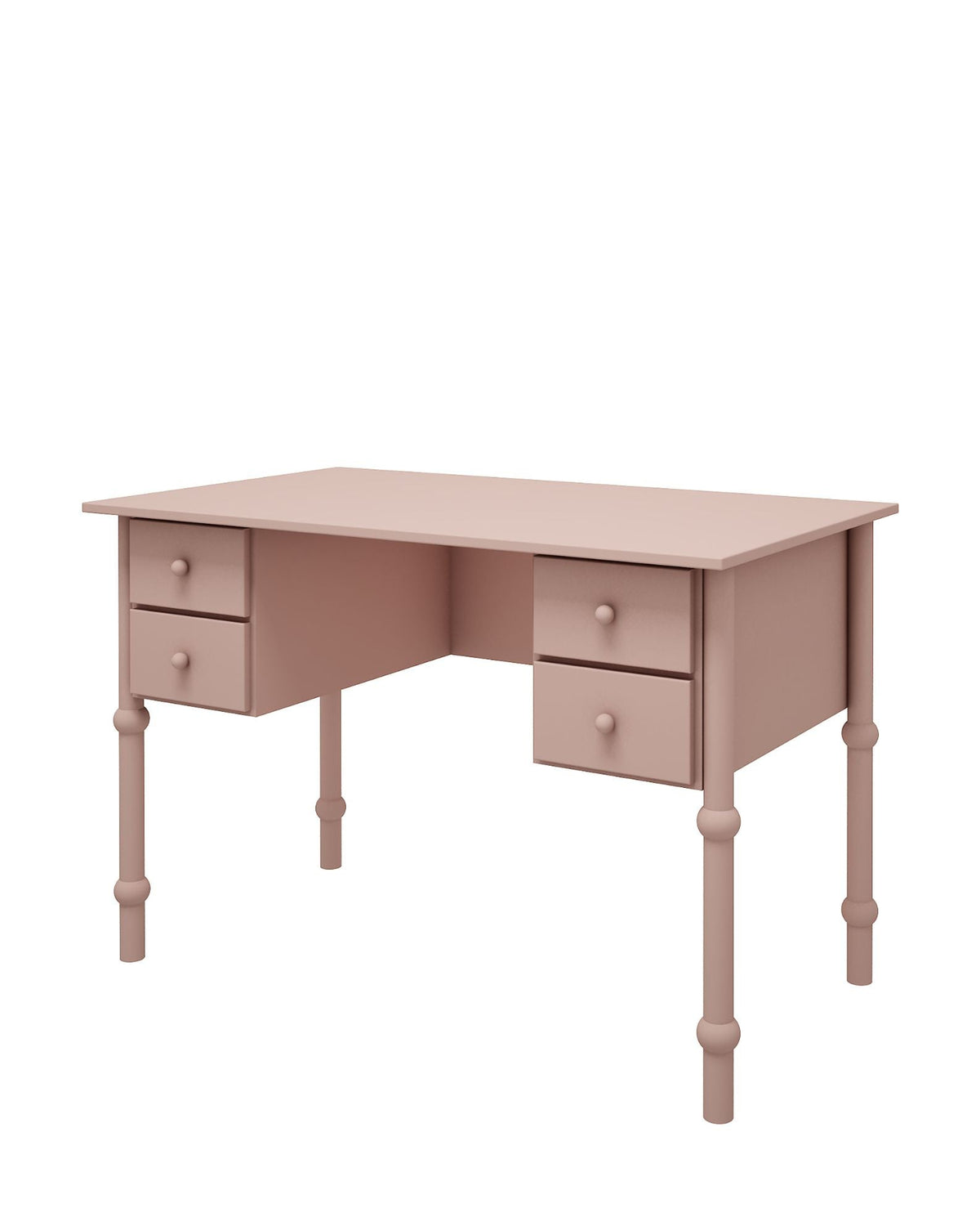 Wood Luck Design, Desk, Babushka Natural Pink