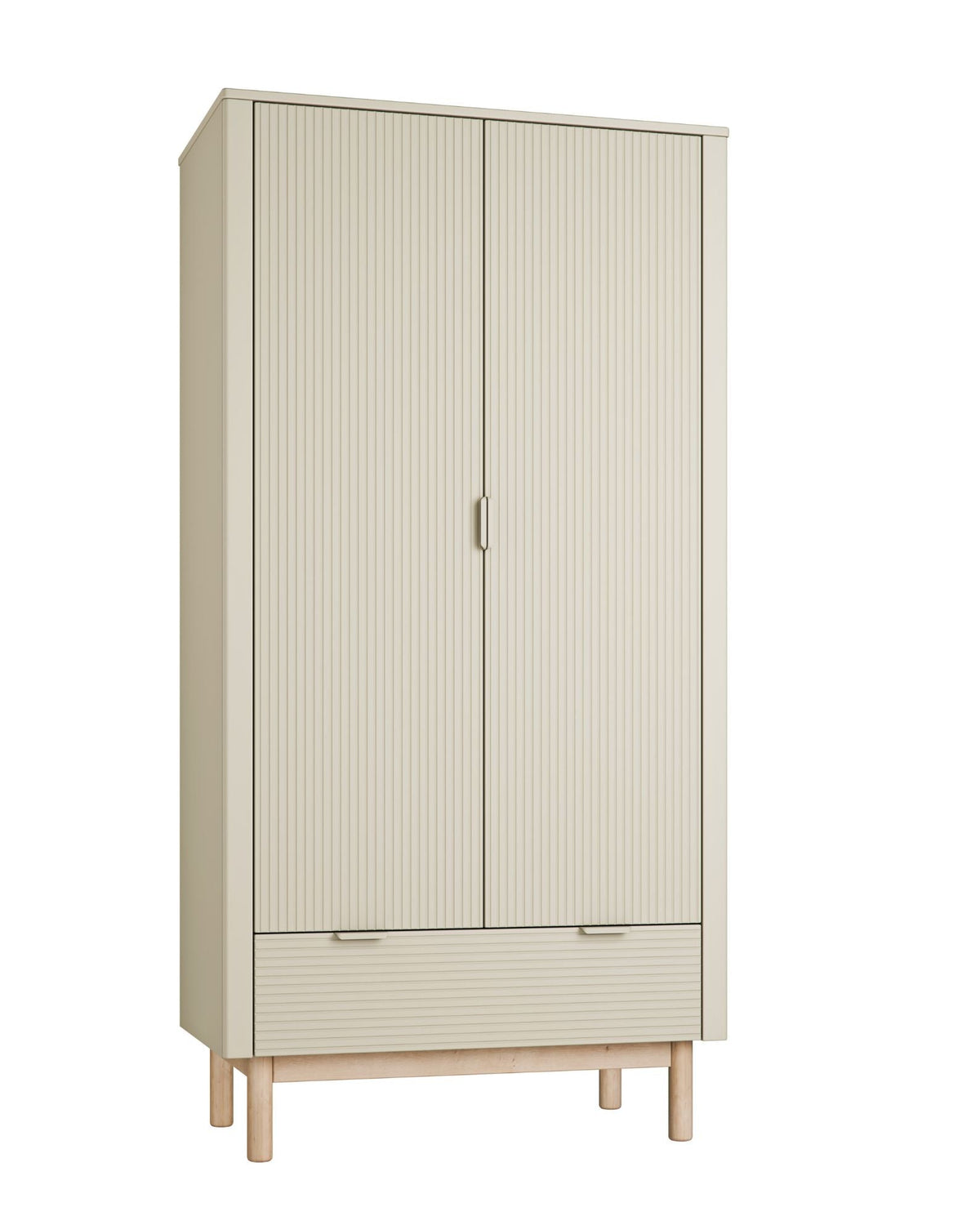 Pinio, Miloo Wardrobe with 2 doors, Champagne
