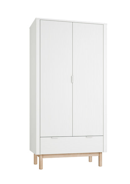 Pinio, Miloo Wardrobe with 2 doors, White