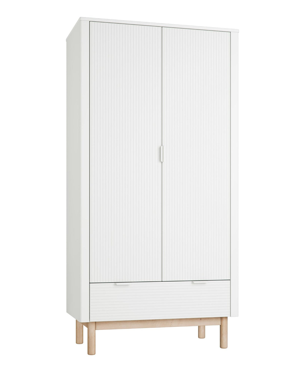 Pinio, Miloo Wardrobe with 2 doors, White