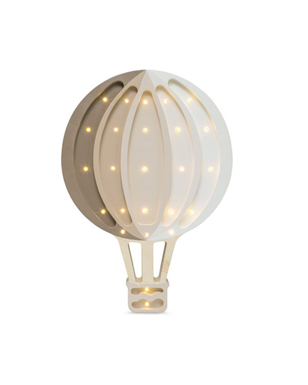 Little Lights Night Light, Hot Air Balloon, Cappuccino