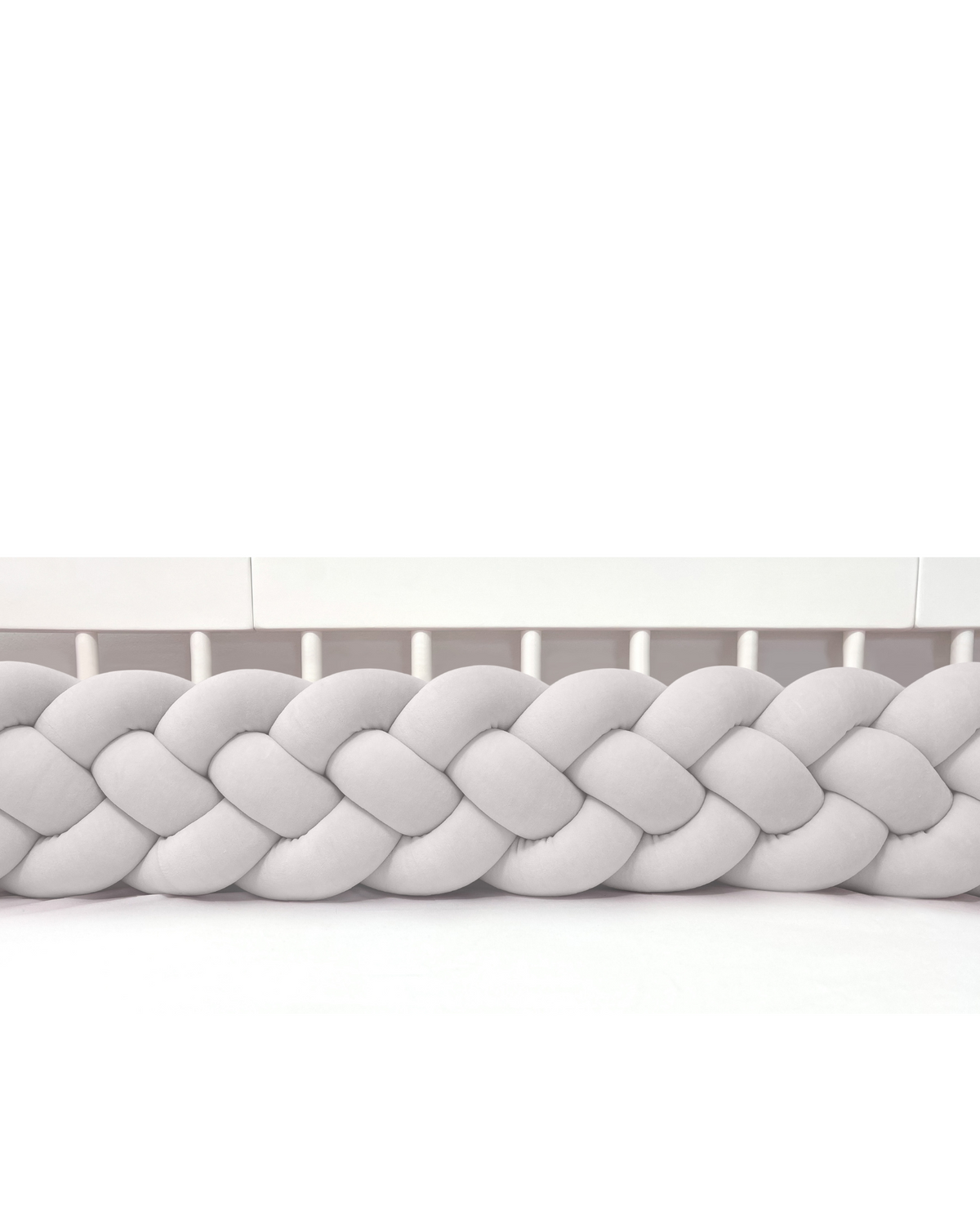 Reunapehmuste 4-nauhan Letti, Velvet Light Grey